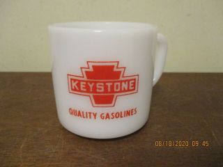 Vintage Keystone Gasoline Federal Glass Coffee Mug,