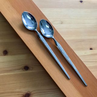 2 - 7 - 3/4 " Vintage Stainless Steel Winthrop Long Ice Tea Spoons Japan