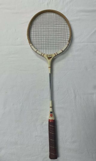 Vintage Golden Eagle Don Budge Badminton Racket Racquet Wall Decor Made In Japan