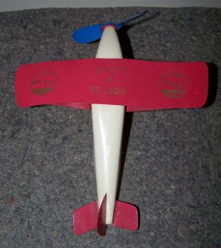 Rare Charles Lindbergh Spirit Of St.  Louis Plastic Souvenir Plane