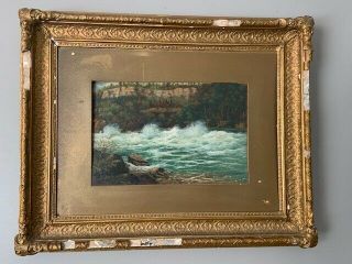 Antique Oil On Canvas By Joseph Loxton Rawbon Canadian 1855 - 1942