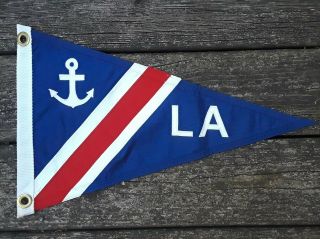 Vgt Minty Red White Blue Anchor La Cordura Nylon Yacht Club Burgee Flag Pennant