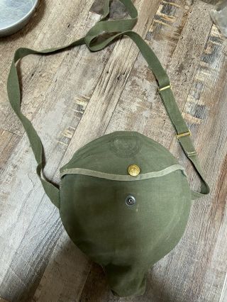 Vintage Boy Scouts 1850s Mess Kit & Carrying Bag