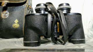 Vintage Tasco Model 116 Binoculars 7x35 Wide Angle W/ Case