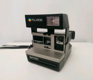 Vintage Polaroid Spirit 600 Instant Film Camera W Flash -