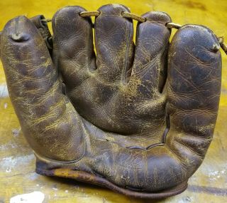 Vintage Ken - Wel Leather Split - Finger Baseball Glove 543