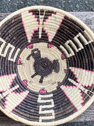Vintage Hand Made Basket South Central American 10 1/2”