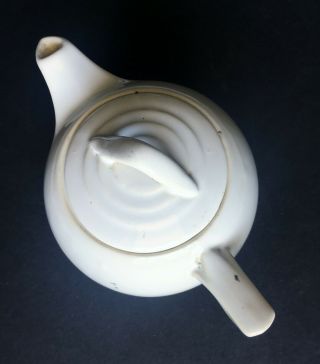 Vintage Mccoy Pottery Teapot With Lid,  Bone Color