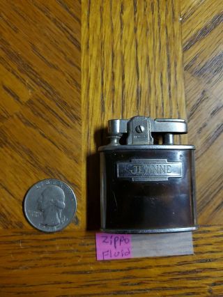 Workin Vintage Ronson Cigarette Lighter Pat 19023 Expires 1952 Engraved Jeanne