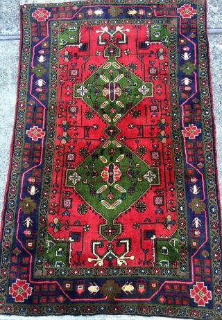 Beautifu Decorative Handmade Persian Oriental Rug Carpet 5.  2 X 3.  2
