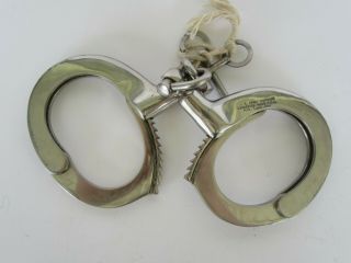 Antique Harrington Richardson H & R Arms Co.  Handcuffs W/ (2) Keys