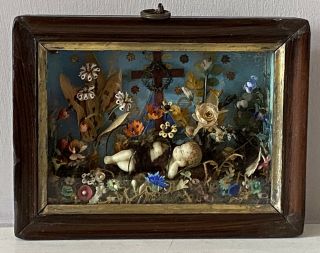 Antique French Diorama Late 19th Early 20th Century
