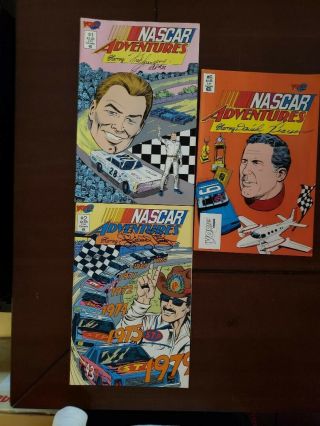 19 Vintage 1990s Vortex Nascar Comic Books Legends Of Nascar & Adventures
