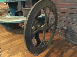 Antique No.  2 Cast Iron Barn Coffee Mill Grain Corn Grinder Enterprise?