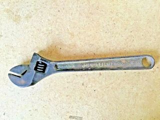 Vintage 10 " J.  H.  Williams Superjustable Adjustable Wrench Made Usa