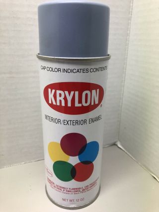 Vintage Spray Paint Can Krylon Colonial Blue 1905 Graffiti 5 Balls Nos