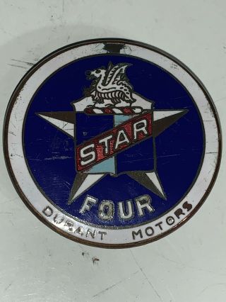 Star Four Car,  Durant Motor Co.  1925 ? Radiator Badge,  Emblem,