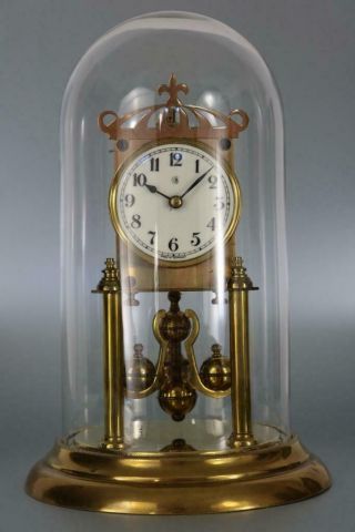 Antique 400 Day Torsion Anniversary Clock By Badische For Repair