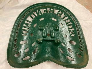 Antique Cast Iron South Bend Chilled Plow Co. ,  South Bend,  Ind.  Plow Seat 2
