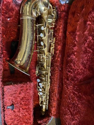 Antique Pan American Alto Saxophone W/ Case,  Mouthpiece