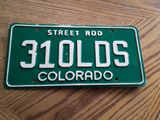 Rare Colorado Street Rod,  Vanity License Plate 31 Olds.