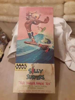 Vintage Hawk 1964 Silly Surfers " Hot Dogger Hangin 