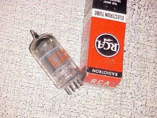 Vintage Vacuum Tube Rca 7025 Top Halo Getter Nos Boxed