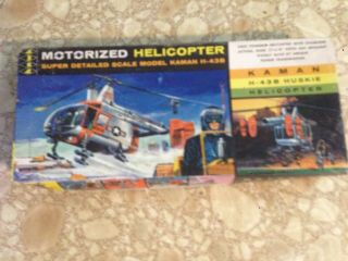 Vintage,  1961,  Hawk Motorized Helicopter Model1961