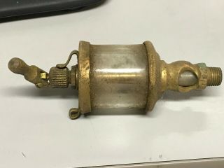 Antique Powell Co.  Pilgrim? Brass Oiler Hit Miss Gas Engine Antique ? 6 "