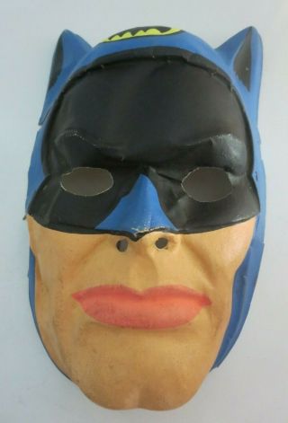 Vintage 1960s Collegeville Batman Halloween Mask