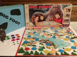 Vintage Milton Bradley 1977 Big Foot The Giant Snow Monster Board Game