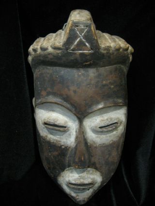 AUTHENTIC ANTIQUE AFRICAN AMBETE GABON HAND CARVED WOOD MASK 3