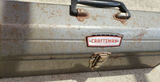 Vintage Craftsman Tombstone Tool Box With Removable Tray No.  65161