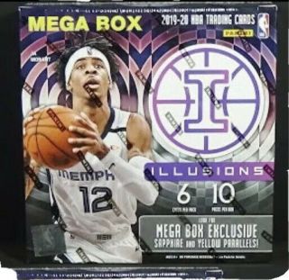 2019 - 20 Panini Illusions Basketball (1) Mega Box In Hand Ready To Ship