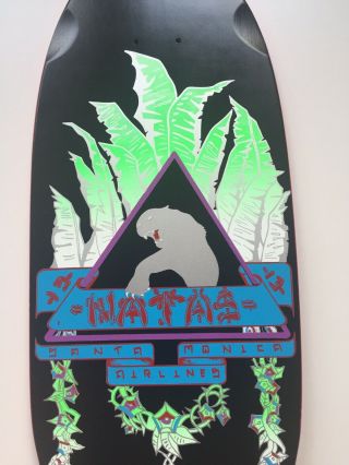 Natas Kaupas SMA Old School Reissue “Leaves”Skateboard Santa Monica Airlines 2