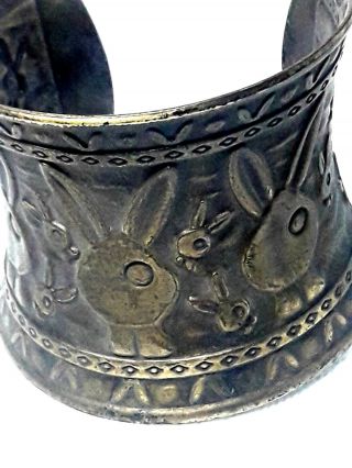 Antique African Berber Bracelet Ethnic Tribal Old Copper Bracelet