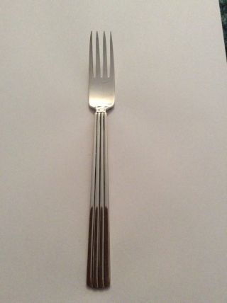Georg Jensen Bernadotte Sterling Silver Dinner Fork No 012.  Measures 19.  2 Cm