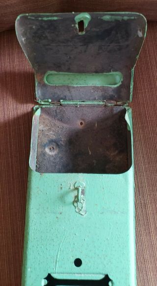 Vintage Metal,  Mail Letter Slot Box Wall Mount Mailbox. 3