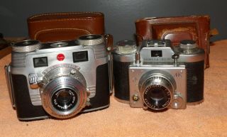 Vintage Kodak Signet 35 & Samoca 35 Iii Cameras