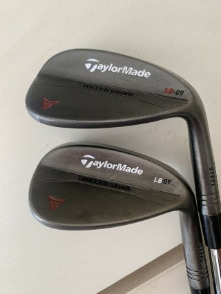 Taylormade Milled Grind Antique Bronze 52 And 56 Wedge Set Dynamic Gold Shafts