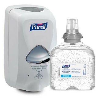 1purell Tfx Touch Dispenser (2720) Dove White With 1200ml Gel Refill (5456)