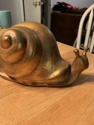 Vintage Freeman - Mcfarlin California Pottery Gold Gilt Snail Signed Anthony