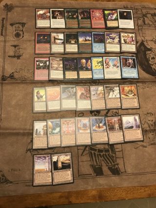 Mtg Antiquities Complete Common Set / All 37 Cards / Urza’s Lands / A