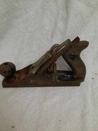 Vintage Stanley Handyman 4 Hand Plane 9 1/2 Inch With 2 Inch Blade