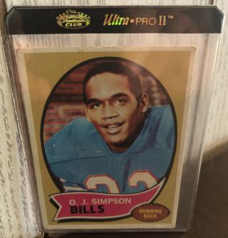 Vintage 1970 Topps O.  J.  Simpson Rookie Card 90,  Buffalo Bills Football,  Afl - Nfl