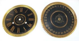 National Calendar Clock Co.  Dials - Parts Ks14