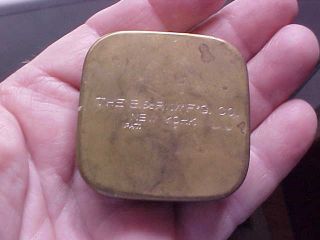 Vintage 2 X 2 Coin Holder The B & R Mfg Company York Ny 1 - 5 - 10 - 25 Cent
