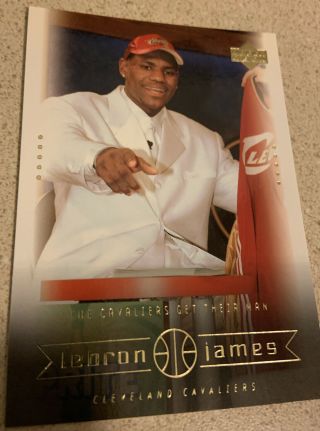 Lebron James Rookie Card 2003 Upper Deck 1 Draft Pick.  Psa 10??