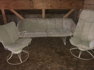 Vintage Homecrest Patio Chairs Couch Cushion Mid Century Modern Cushions Only