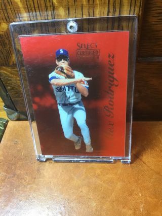 1996 Select Certified Alex Rodriguez Red Parallel Card 2